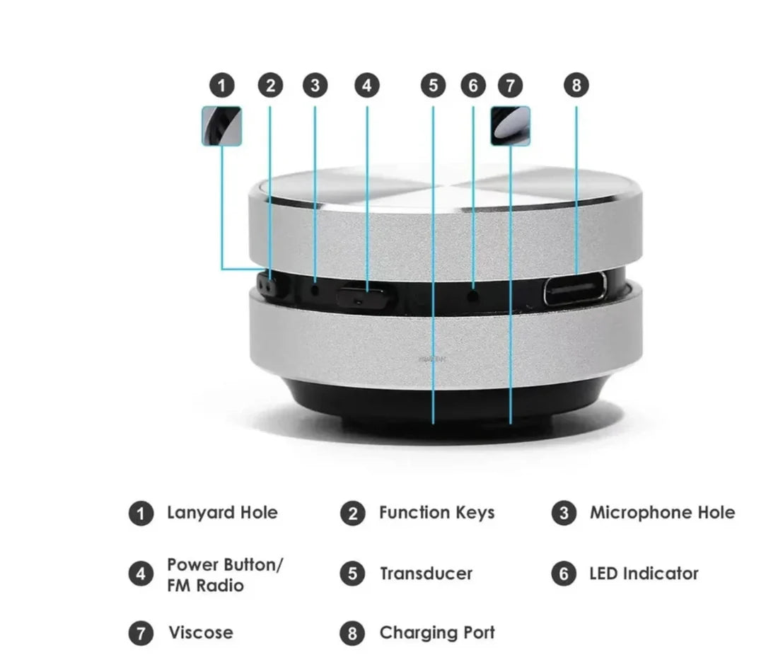 Mini stick tune 8d speaker